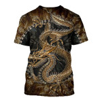 3D All Over Printed Dragon T-shirt Hoodie ST0H300324