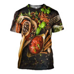 3D All Over Printed Cook T-shirt Hoodie SCTL120402