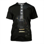 3D All Over Printed Electric Guitars Art Shirts and Shorts