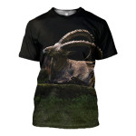3D All Over Printed Goat T-shirt Hoodie SMUL120403