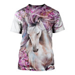 3D All Over Printed Horse T-shirt Hoodie AHHL080502