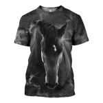 3D All Over Printed Horse T-shirt Hoodie ADDL070402
