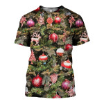 3D All Over Printed Funny Christmas Tree Shirts and Shorts