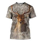 3D All Over Printed Deer Camo Snow Shirts and Shorts