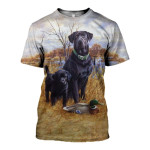3D All Over Printed Family Dog Hunting Shirts And Shorts