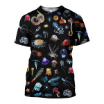 3D All Over Printed Deep Sea Creature Shirts and Shorts