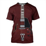 3D All Over Printed Electric Guitars Art Shirts and Shorts