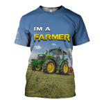 3D All Over Printed I'm a farmer T-shirt Hoodie