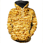3D All Over Printed Raw Ramen Noodle Shirts and Shorts