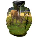 3D All Over Printed Deer With GrassT-shirt Hoodie SCTK160405