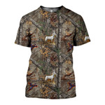 3D All Over Printed Hunting Dog Camo Shirts and Shorts