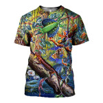 3D All Over Printed Flying Dragon Lizard Shirts And Shorts