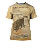 3D All Over Printed North American Jaguar Shirts And Shorts