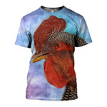 3D All Over Printed Plymouth Rock Chicken Shirts And Shorts
