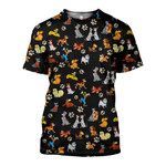 3D All Over Printed Cartoon Dog Collection Shirts and Shorts