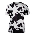 3D All Over Printed Dairy Cattle Skin Shirts and Shorts