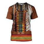 3D All Over Printed Native American Clothes Shirts and Shorts