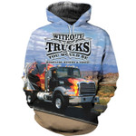 3D All Over Printed Fire Mack Truck Shirts and Shorts