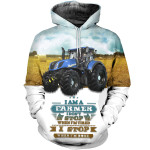 3D All Over Printed I Am A Farmer Shirts and Shorts
