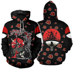 Ninja Art 3D All Over Printed Shirts for Men and Women