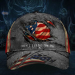 American Flag Don't Tread On Me Cap Retro Vintage Patriotic Hats Gifts For Daddy