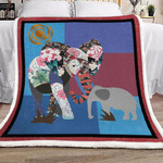 Elephant Sherpa Fleece Blanket MMCFZ