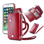 Classic Fashion Wallet Phone Case (with long strap)