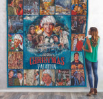 National Lampoon's Christmas Vacation Poster Quilt Blanket