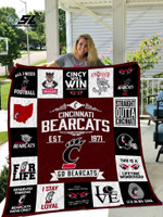 Cincinnati Bearcats Quilt Blanket 01