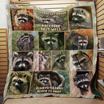 Live Fast Eat Trash Racoon Do It Well Quilt Blanket Great Customized Blanket Gifts For Birthday Christmas Thanksgiving