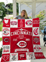 Mlb 8211 Cincinnati Reds Quilt Blanket