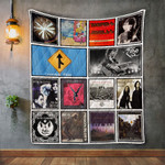 Jimmy Page Album Covers Quilt Blanket