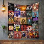 Ronnie James Dio Album Covers Quilt Blanket