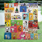 Bc Peanuts Christmas  Quilt Blanket