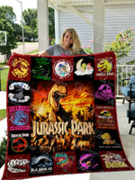 Jurassic Park Quilt Blanket