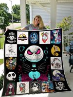 The Nightmare Before Christmas Poster Quilt Blanket