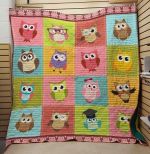 Little Owl Quilt Blanket