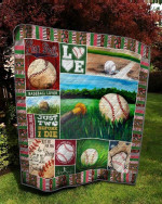 Baseball On The Field Quilt Blanket