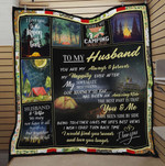 Personalized Camping To My Husband Quilt Blanket I Would Find You Sooner And Love You Longer Great Customized Blanket Gifts For Birthday Christmas Thanksgiving