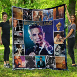 Robbie Williams Cover Poster Quilt Blanket
