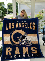 Los Angeles Rams Quilt Blanket 01