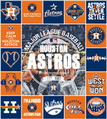 Mlb 8211 Houston Astros Quilt Blanket