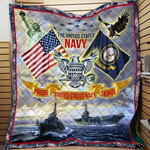 Soldier- The United States Navy Quilt Blanket