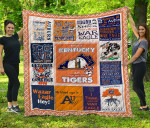 Auburn Tigers Kentucky Quilt Blanket