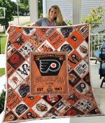Philadelphia Flyers Quilt Blanket