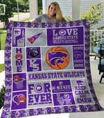 Ncaa Kansas State Wildcats Quilt Blanket 336