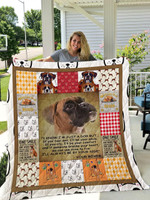 Boxer Ill Always Be By Your Side Quilt Blanket Great Customized Blanket Gifts For Birthday Christmas Thanksgiving