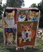 Bc Corgi Dog 1 Quilt Blanket
