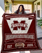 Ncaa Mississippi State Bulldogs Quilt Blanket 951
