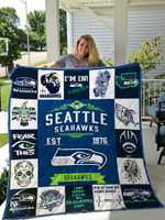 Seattle Seahawks Quilt Blanket 01